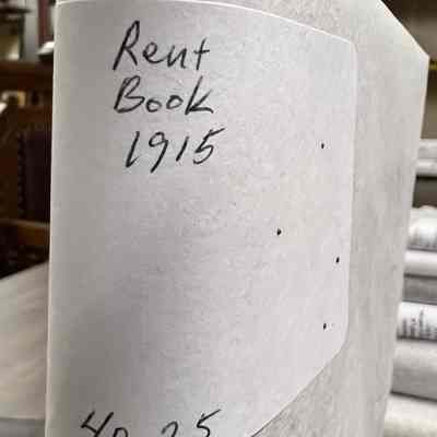 Rent Book 1915