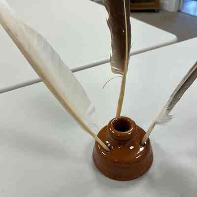 Ceramic Inkwell