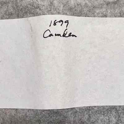 Daybook 1899 Camden