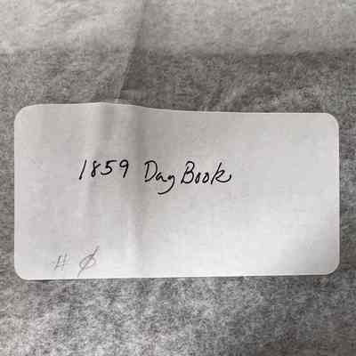Day Book 1859