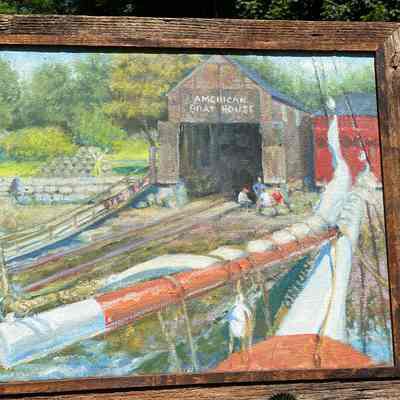 American Boat House painting