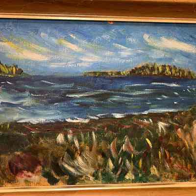 Wind at Muscle Ridge Painting