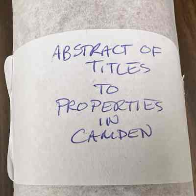 Abstract of Titles to Property in Camden, Maine “Hotel Company Land or Cleveland Back Property & Corliss Lots at Lake City