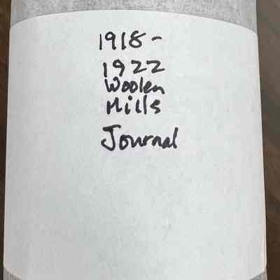 Woolen Mills Journal 1918-1922