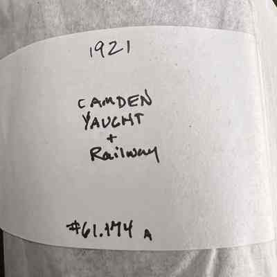Camden Ship Building Co Ledger 1921