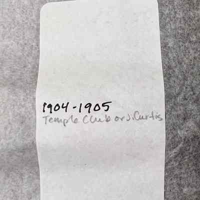 Temple Club or J. Curtis 1904-1905