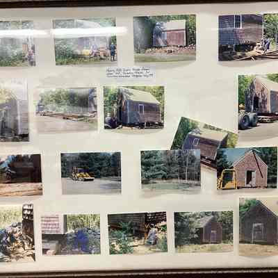 Moving 1820 Sugar House from Howe Hill to Conway House 1991