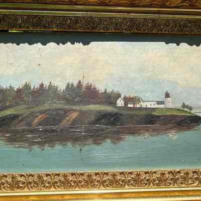 Curtis Lighthouse painting