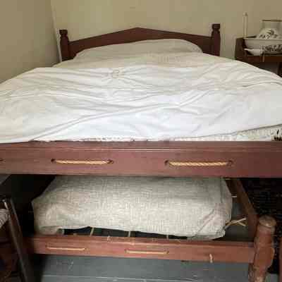 Rope Bed with underbed
