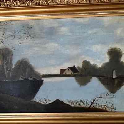 Painting on canvas