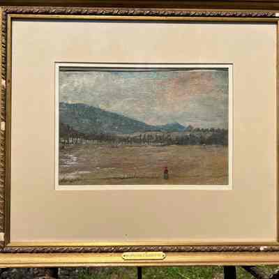Painting Camden Hills-William S. Barrett