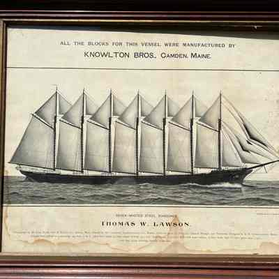 Steel Schooner Thomas W Lawson