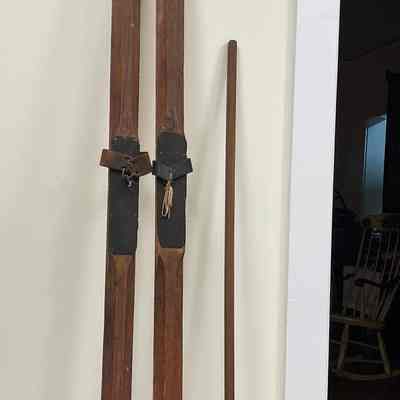 Skis and Pole