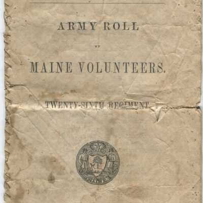 Army Roll of Maine Volunteers