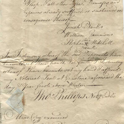 Deposition, 1797