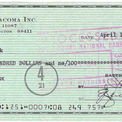 Check, Bank