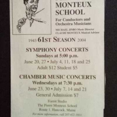 2004 concert announcement