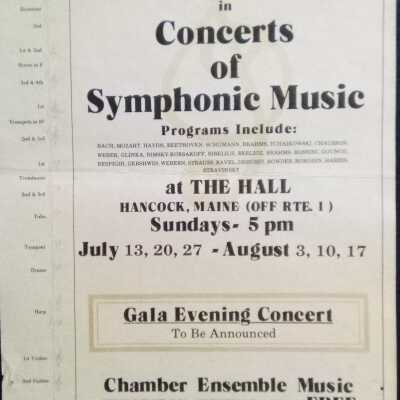 1980 concert announcement