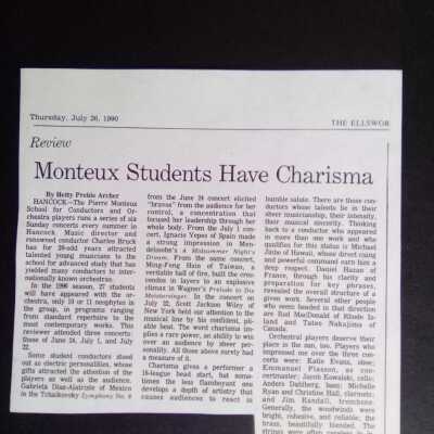 July 1990 concert review