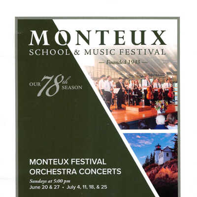 Concert Brochure for Festival