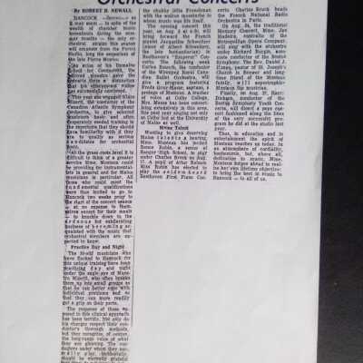 1969 concerts planned
