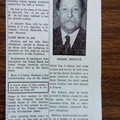Obit: Boston Herald 7 /2 /1964