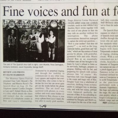 Fine and Fun – Monteux Opera Festival