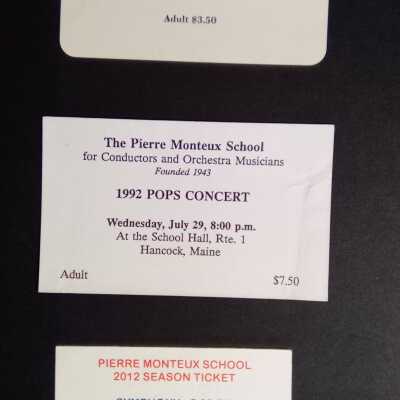 Concert tickets