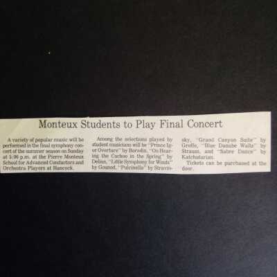 Final concert (of season)