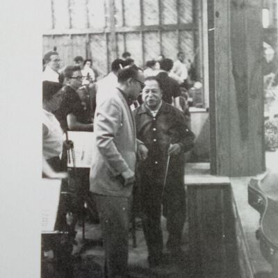 Annotated photo of Pierre Monteux