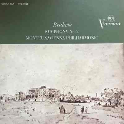 Brahms Symphony No. 2; Vienna Philharmonic; Monteux conducting