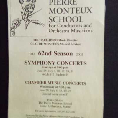 2005 concert announcement