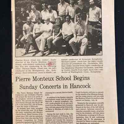 1982 Season Announcement