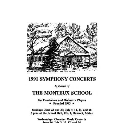 1991 Symphony Concert Programs