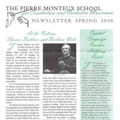 2006 Newsletters