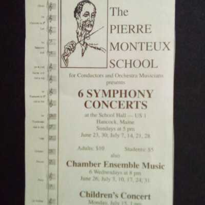 1996 concert announcement