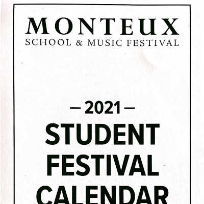 2021 Student Festival Calendar & Map: Brochure distributed to participants upon arrival
