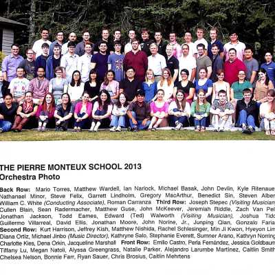 2013 Students, Concert Programs, Curriculum & Student Biographies