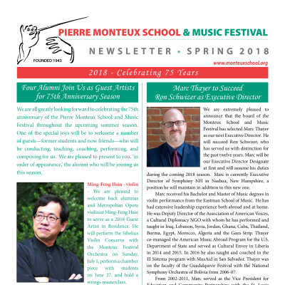 2018 Newsletters