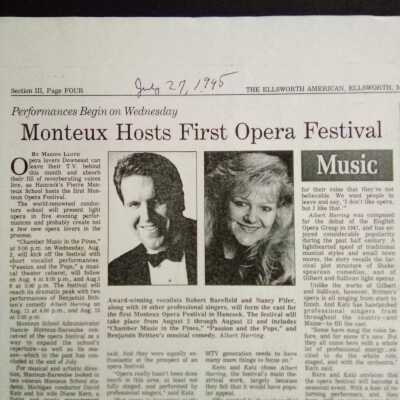 1st opera festival announcement