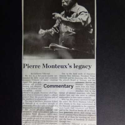 Monteux legacy