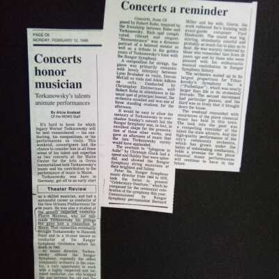 Concert for Torkanowsky