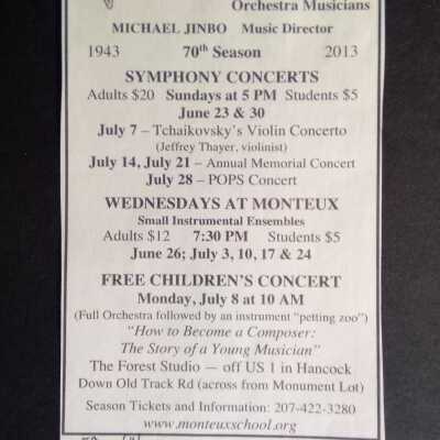 2013 concert announcement