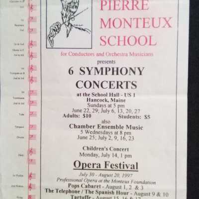 1997 concert announcement