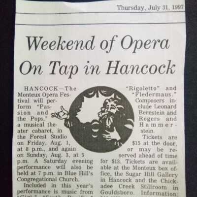 Week end of Opera