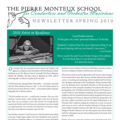2010 Newsletters