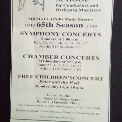 2008 concert announcement