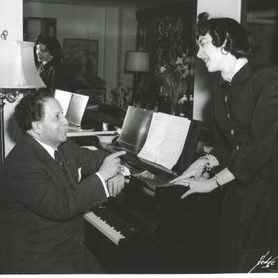Monteux with Jean Madeira, early 1950s