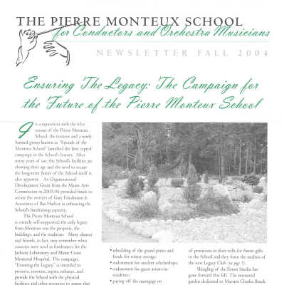 2004 Newsletters