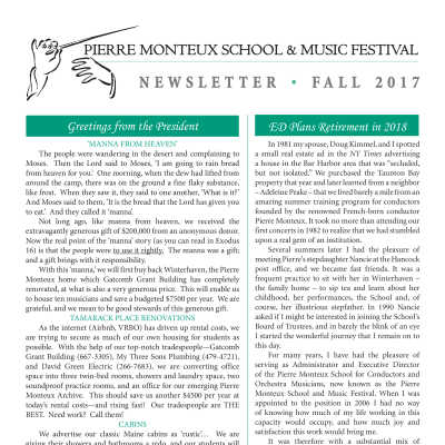 Fall 2017 Newsletter